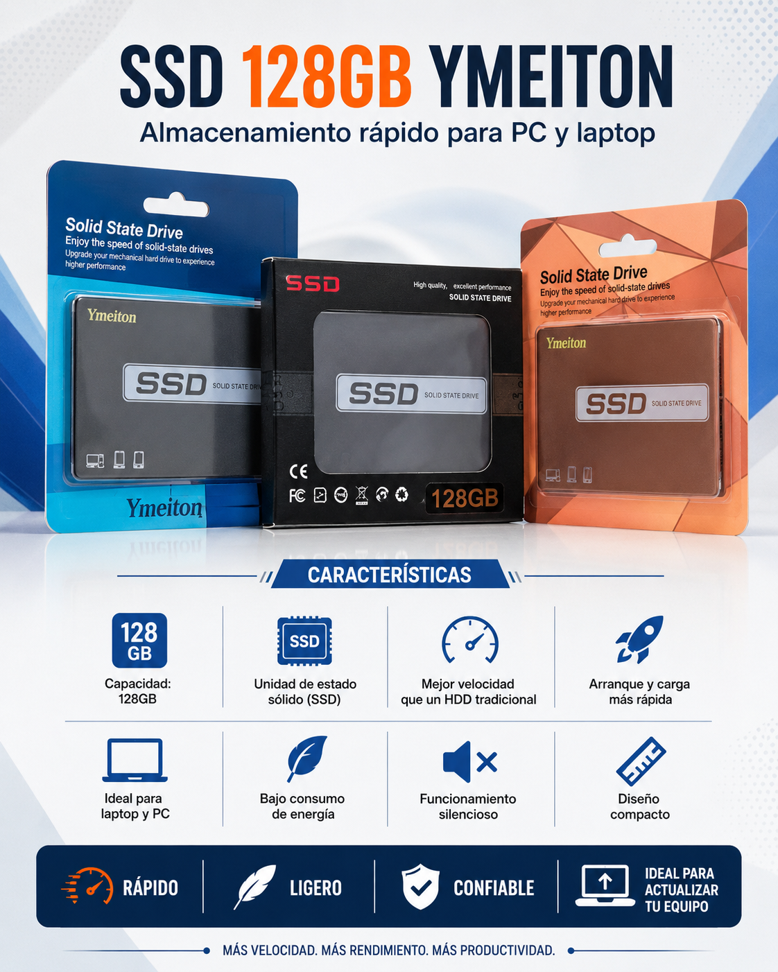 SSD 128GB Ymeiton - características